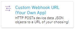 Custom Webhook URL route