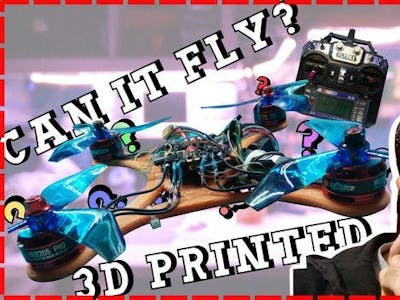 Build a Racing Drone - Custom 3D Printed Frame