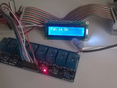 Picroft and 8 Relay + LCD