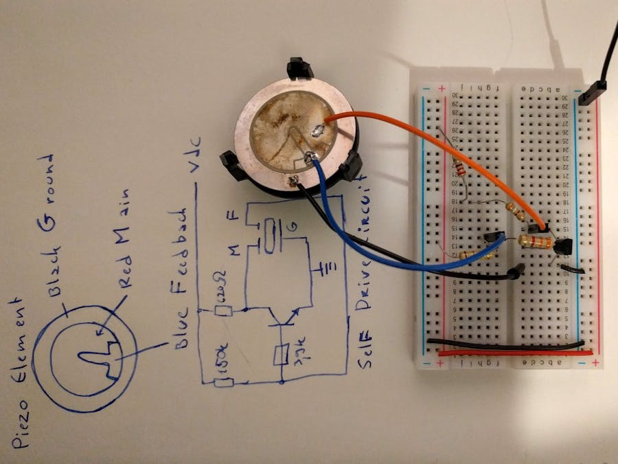 Self Drive Piezo Buzzer