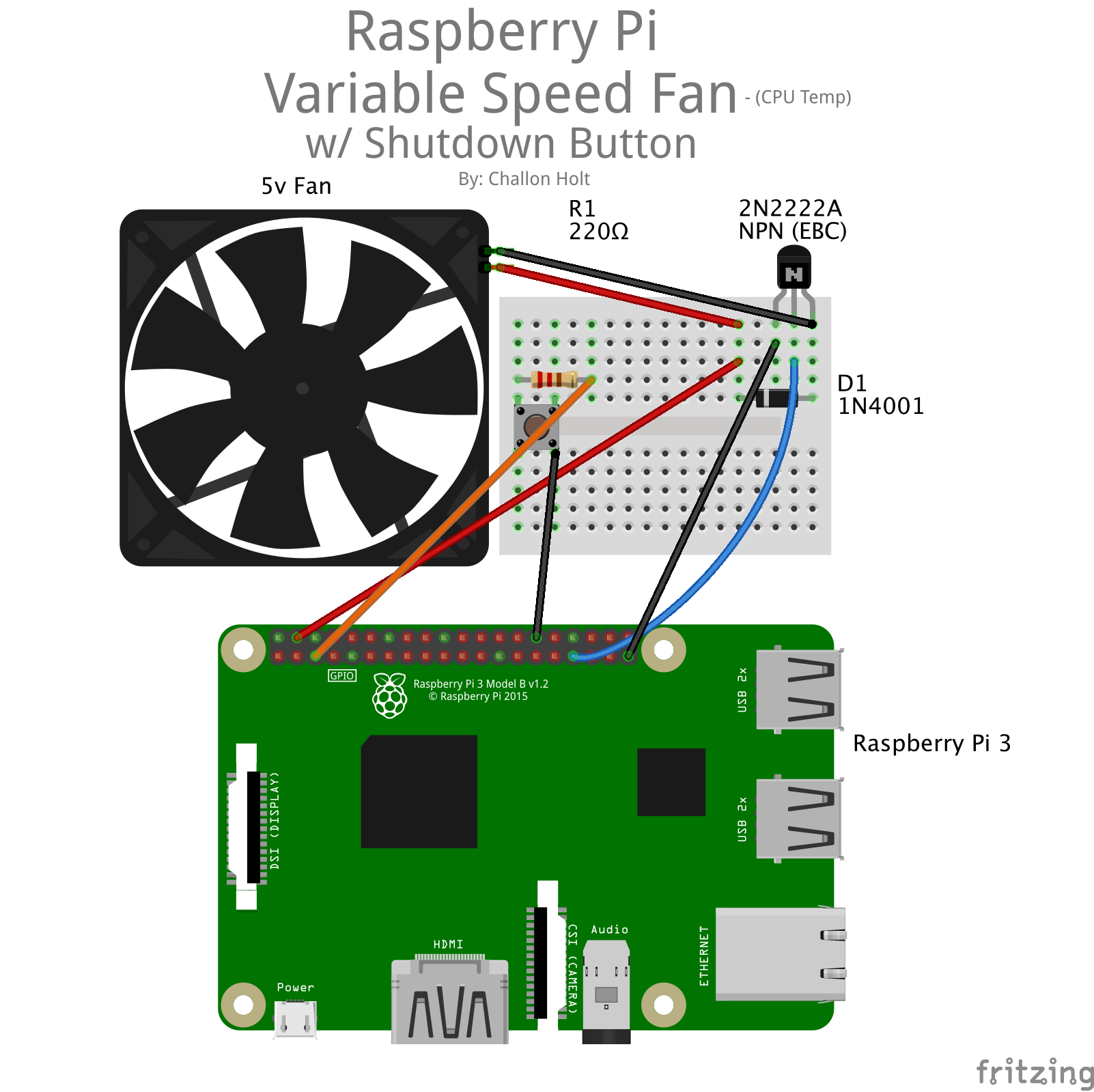 NESPi Auto Variable Speed Fan and Button Hackster.io