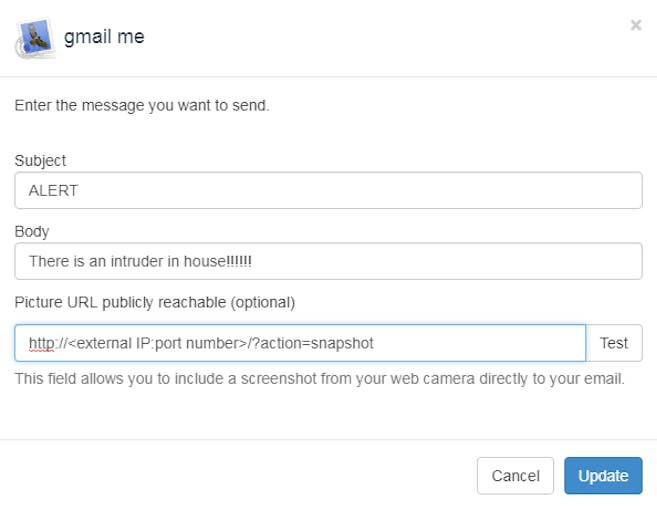 configuring scenario in pushingbox