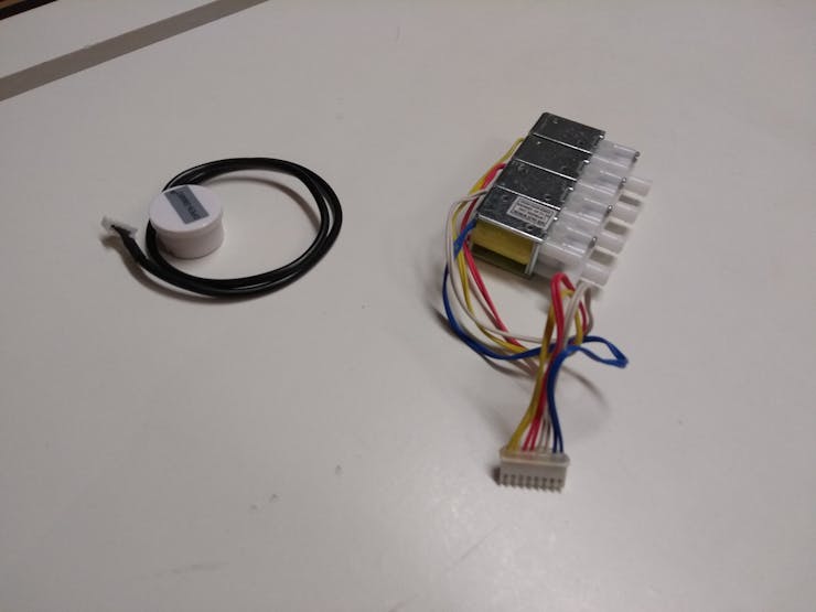 Capacitive Water Level Sensor and 4-way Solenoid Valve