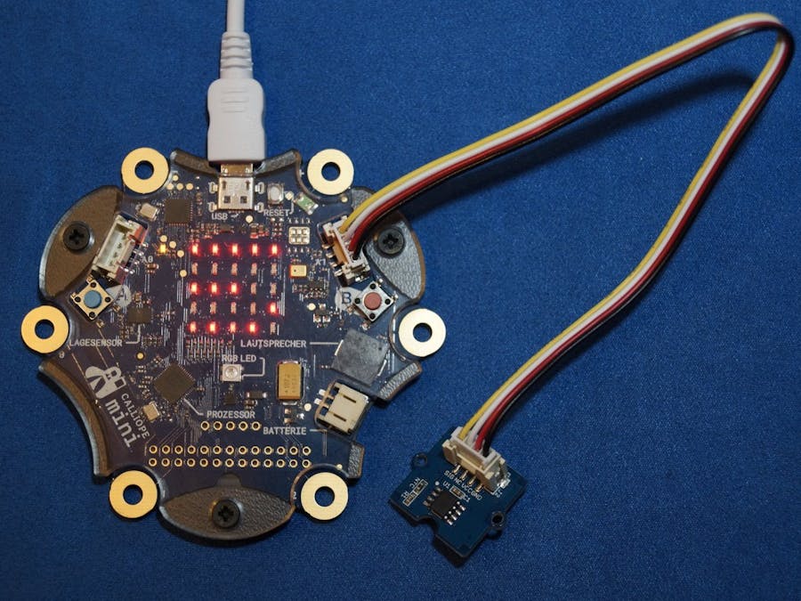 Calliope mini und Grove Temperatur Sensor V1.2