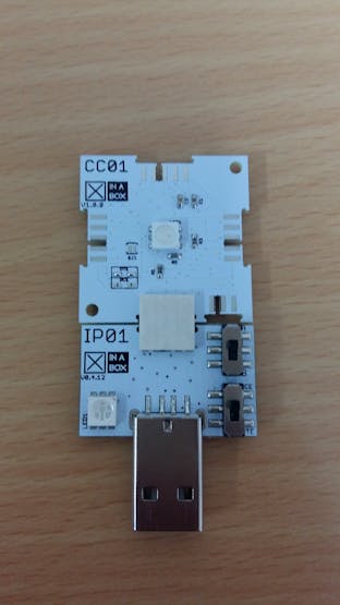 Figure 2: Connected IP01 and CC01