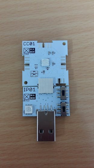 Figure 2: Connected IP01 and CC01