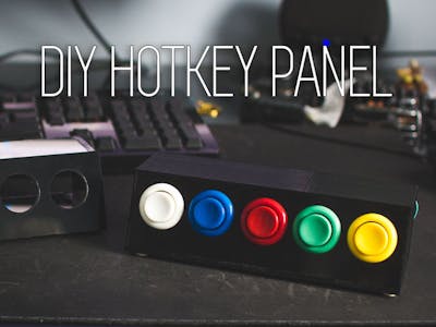 Arduino Hot-Key Button Panel