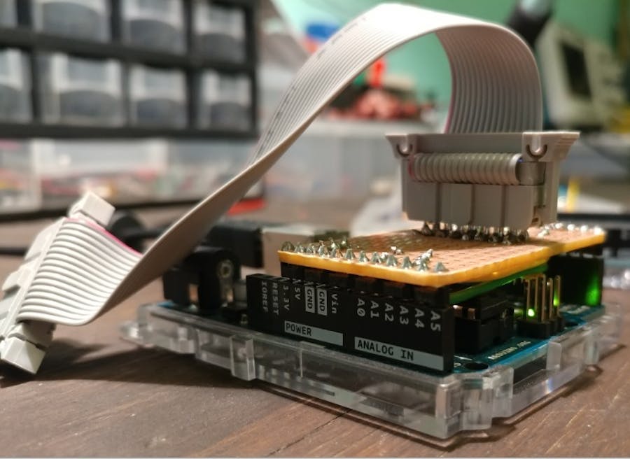 Homemade RGB LED Matrix Shield