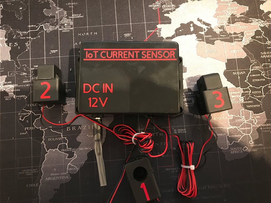 Measuring AC Current and Sending Data via MQTT