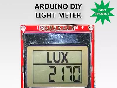 Arduino DIY Light Meter With BH1750 Sensor