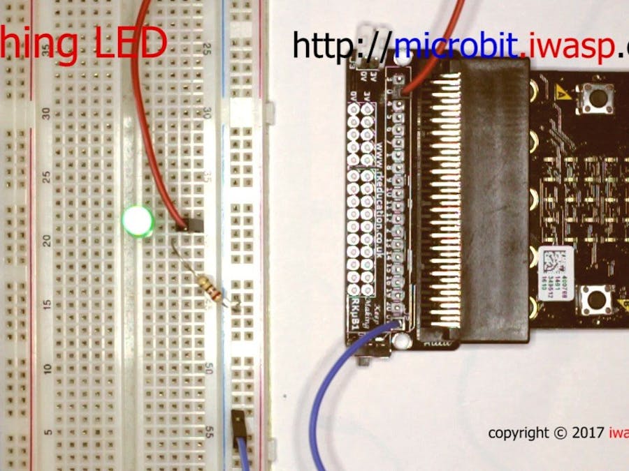 microbit: blink and breath (led module) - full stack... Microbit Projects - Flashing LED by IWASP.EU - Hackster.io