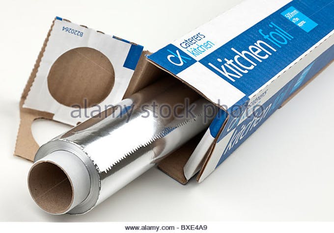 kitchen aluminum foil