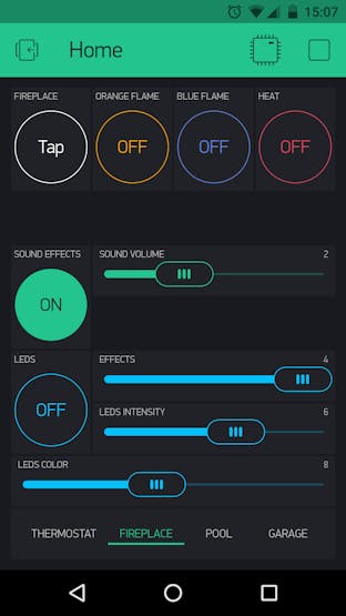 Assign V50 to V55 to the buttons and you are ready to go