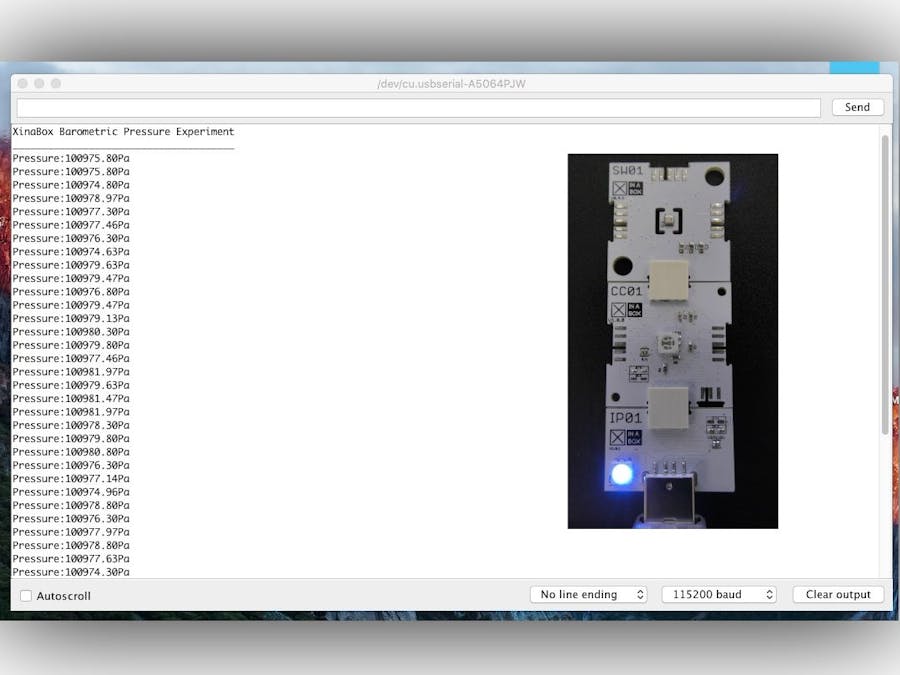 Serial Barometric Pressure