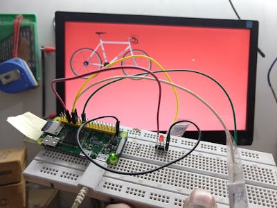 Raspberry Pi Websocket GYM Cycle Demo