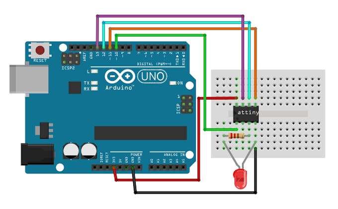 Programming ATtiny13 with Arduino Uno - Arduino Project Hub