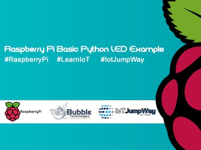 Basic LED Example With Raspberry Pi & IoT JumpWay 