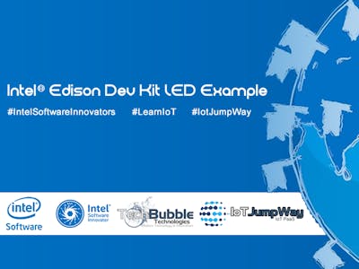 Dev Kit LED Example With Intel® Edison & IoT JumpWay