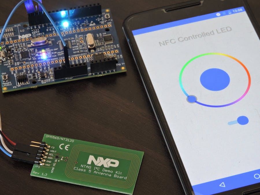 NFC Controlled RGB LED