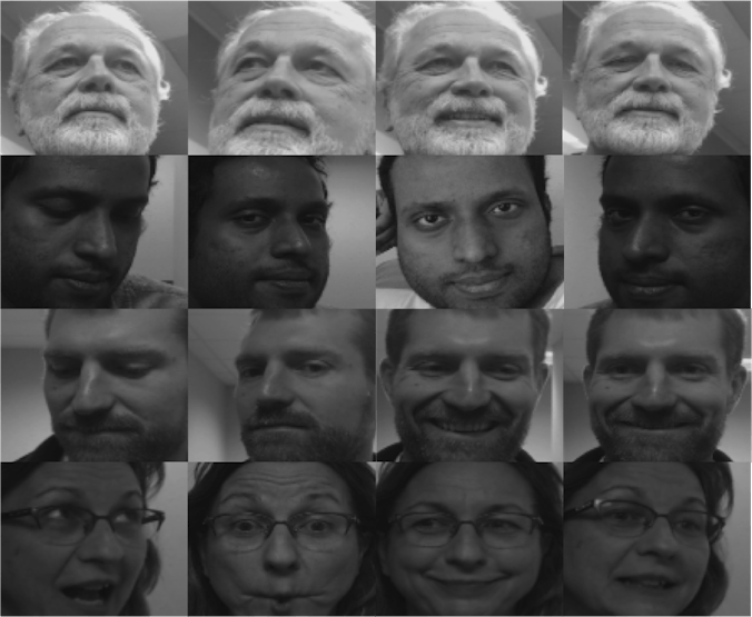 Several views and angles are taken to train the OpenCV algorithm
