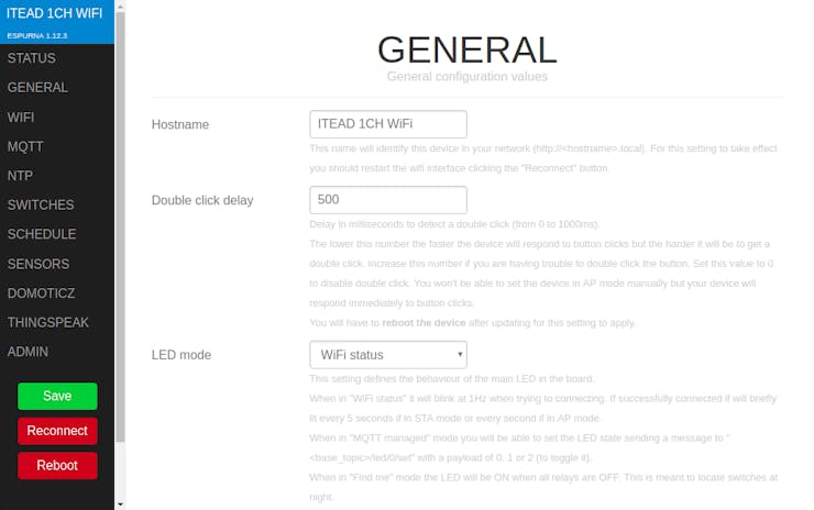 Once reconnected, Hostname updates