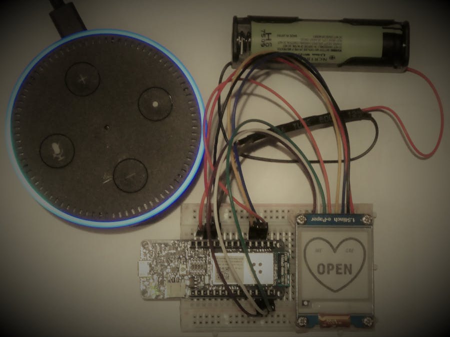 Alexa Controlled Door Sign Demo