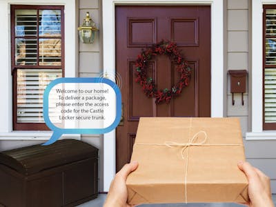 Secure Package Delivery Trunk for Your Front Porch