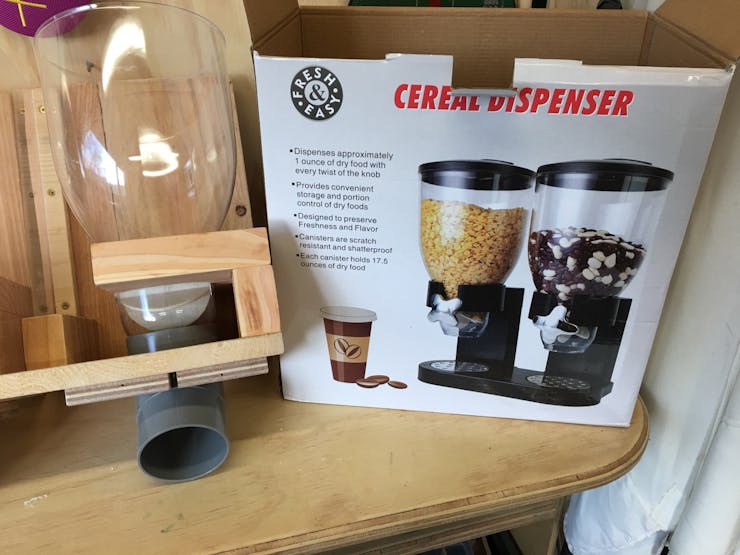 I needed TWO feeder for our chickens and rabbits...
