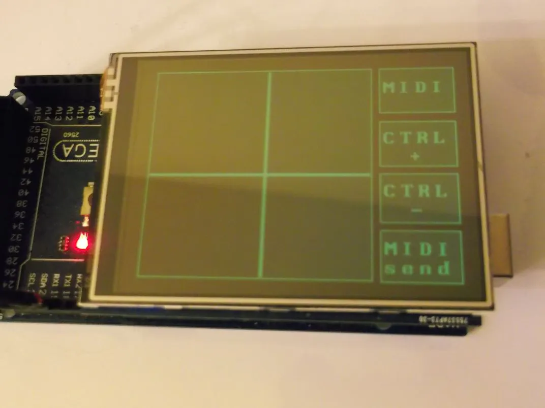 XY MIDI Pad With Arduino and TFT - Hackster.io