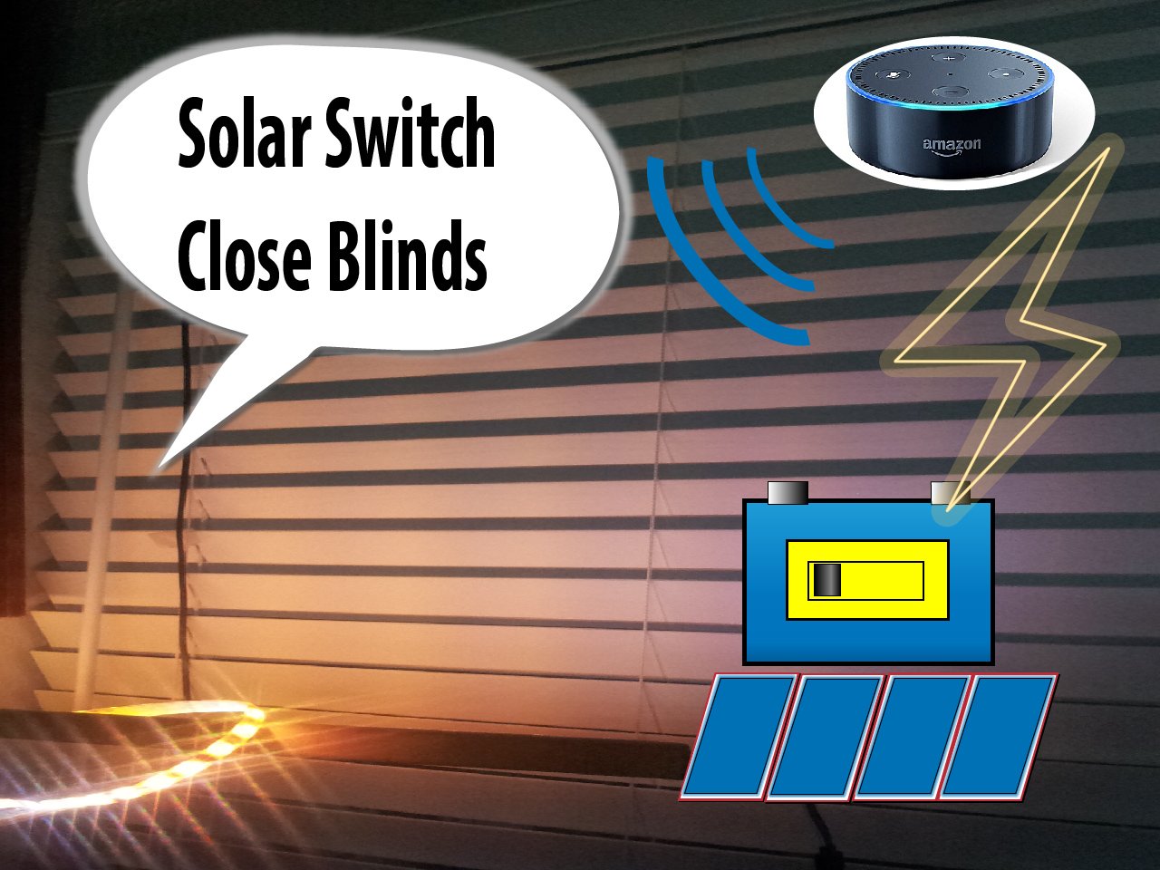 Solar Battery Powered Switch for Blinds, Lights, and Charger Hackster.io