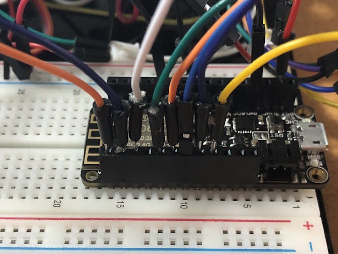 E-paper display connections to the ESP8266