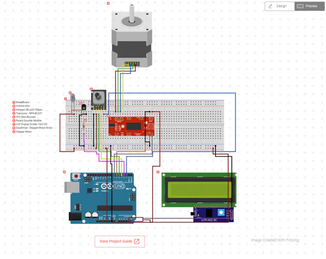 Automatic 360 Photography Turntable Arduino Project Hub