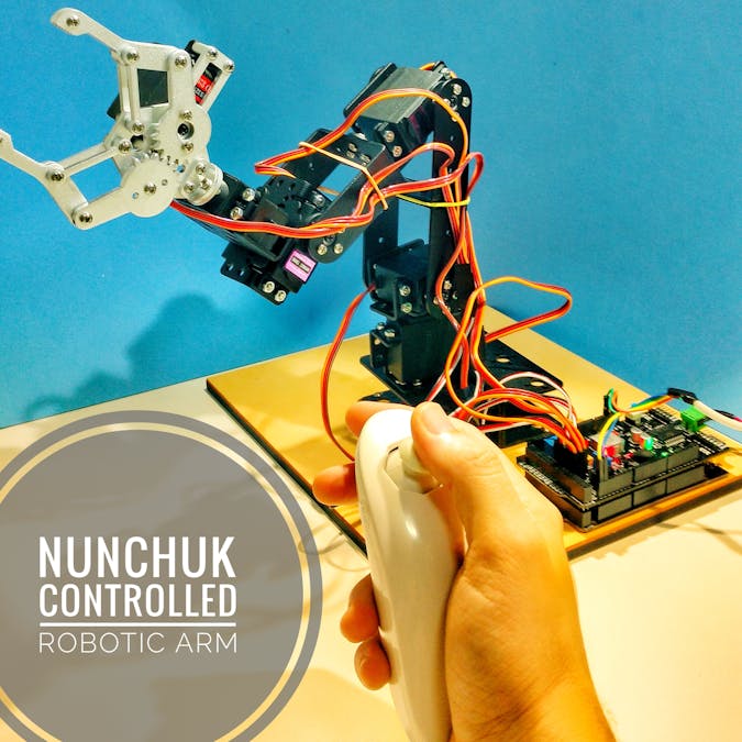 Nunchuk Controlled Robotic Arm (with Arduino) - Hackster.io
