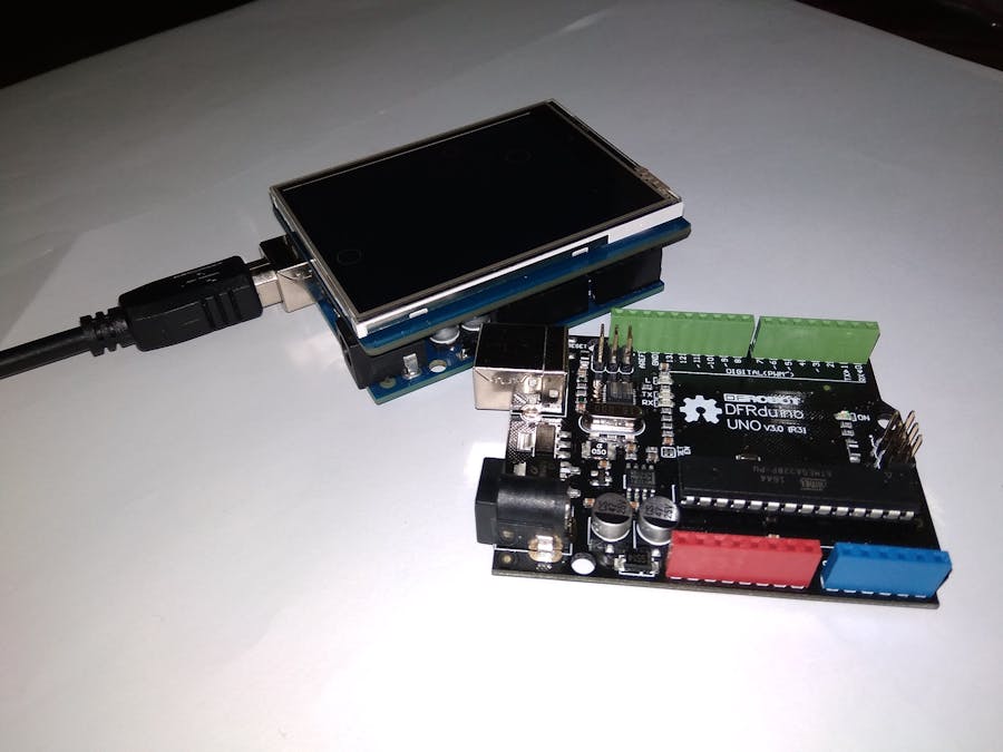 Graphic Test On 2.8" TFT Touch Shield