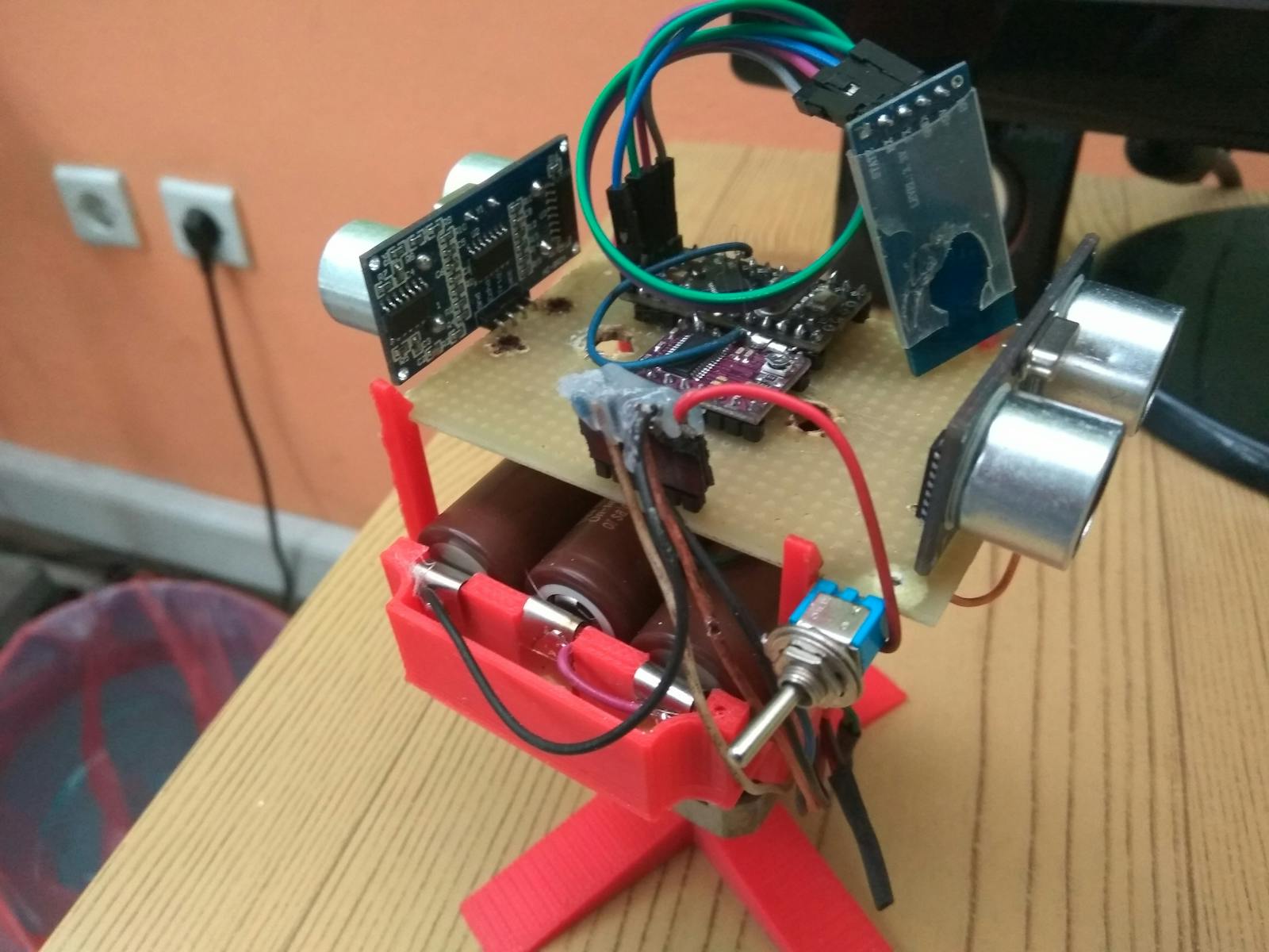 Arduino Two Ultrasonic Sensor Radar - 360 degrees Rotation - Hackster.io