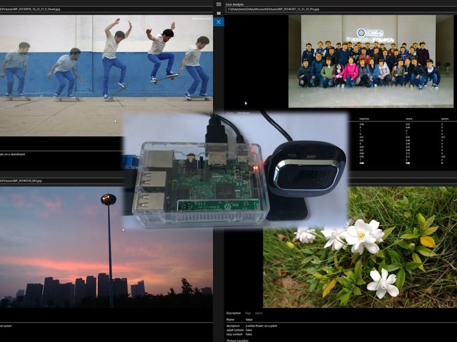 Microsoft Cognitive Services Demo on Windows 10 IoT Core
