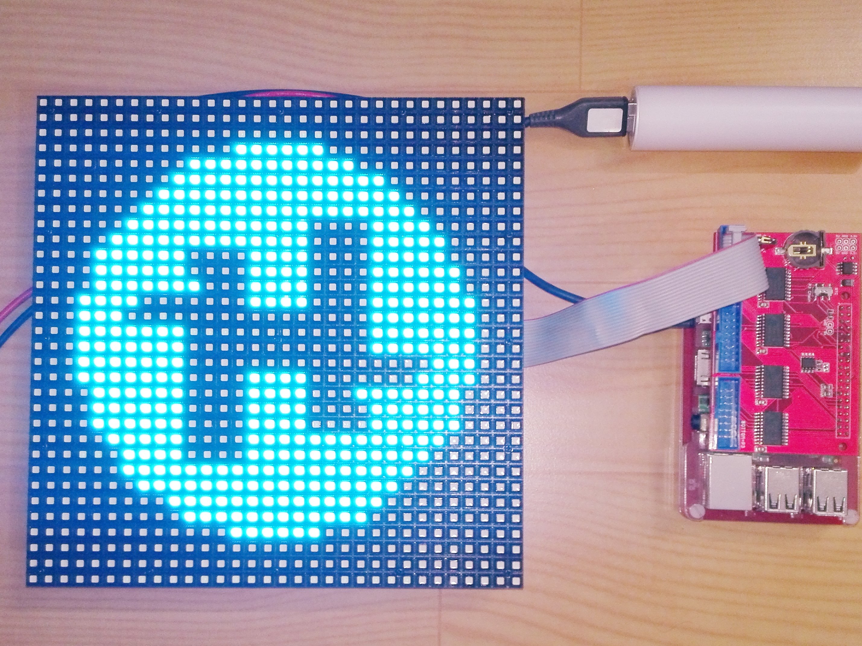 led matrix with raspberry pi