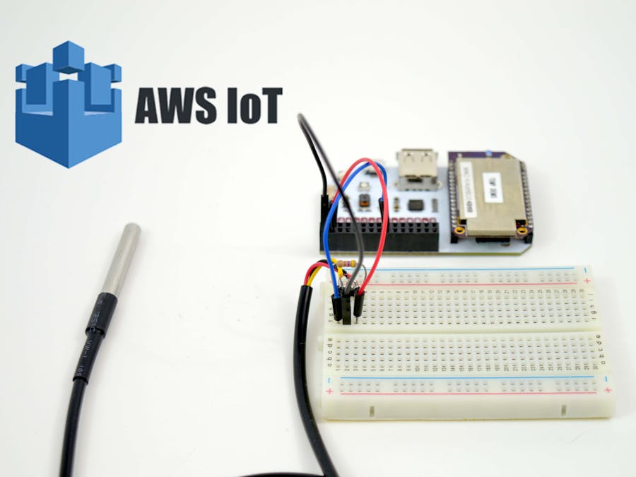 Omega2 AWS IoT Temperature Sensor Monitor
