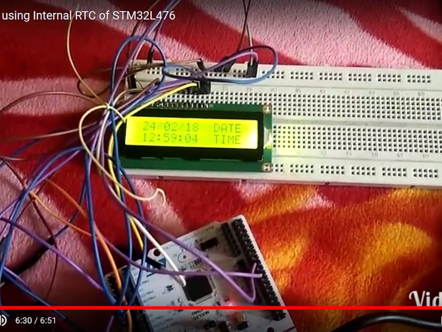 Digital Clock Using Internal RTC of STM32L476
