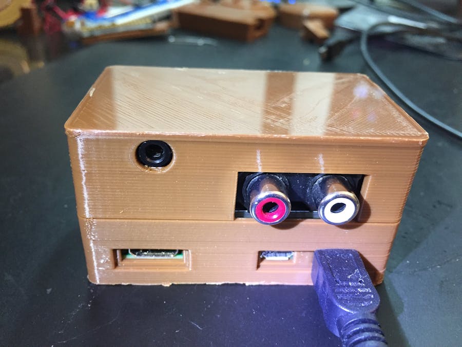 3D Printed Case: IQAudio Pi DAC Zero Plus Headphone Amp