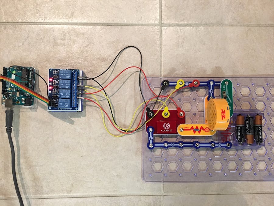 Arduino Snap Circuit siren controller