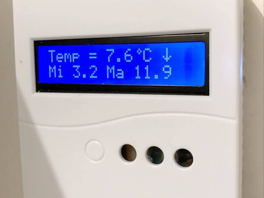 Outside Thermometer with Trend, Max and Min Temperature