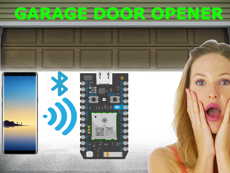 Lane Tech Hs Pcl Iot Bluetooth Garage Door Opener Hackster Io