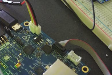 Left cable is Grove. Right cable is debugger