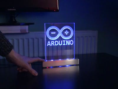 Making an Arduino Touch Sensitive LED Sign
