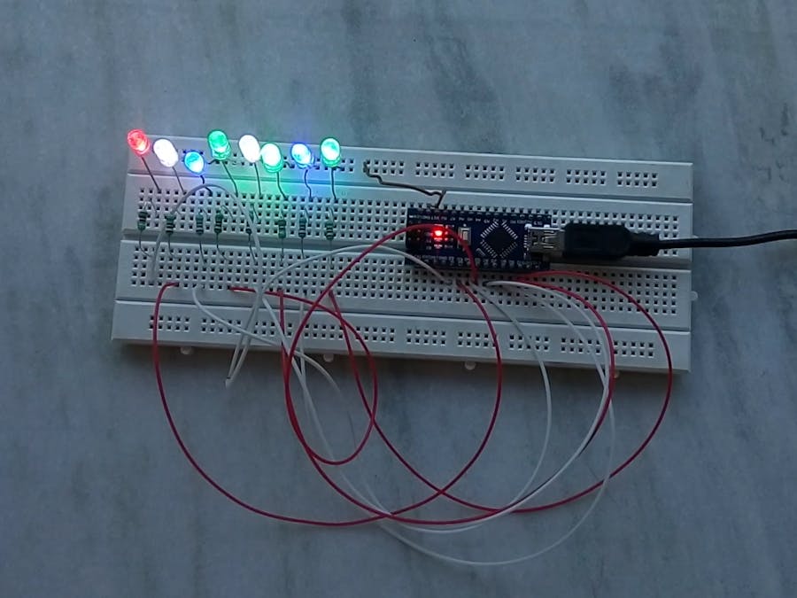 Different Pattern Light Displaying Arrays project