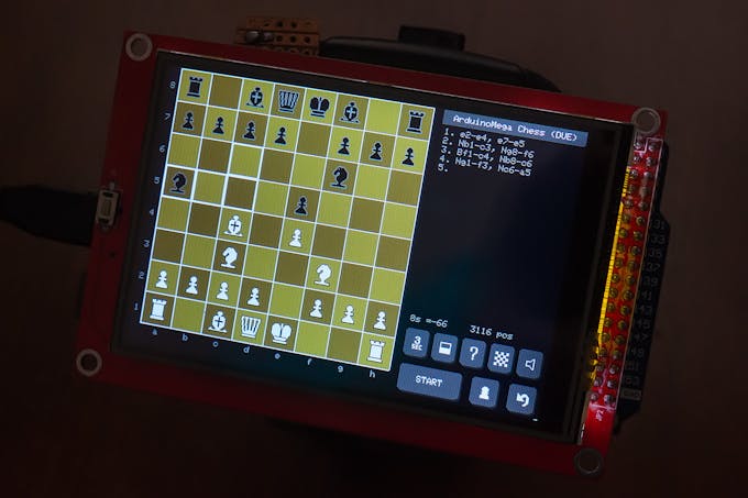 Arduino Mega Chess on DUE