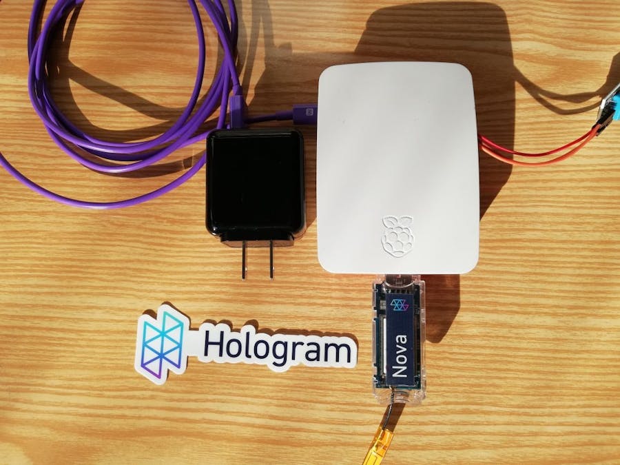 Remote Temperature & Humidity Monitoring Using Hologram & Pi