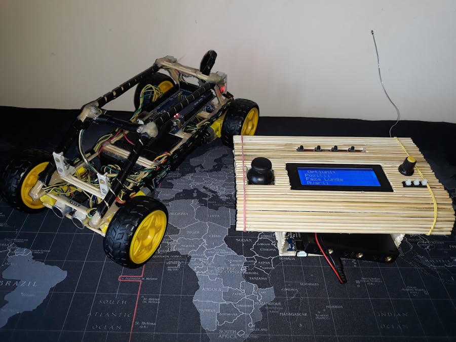 Car with Radio - LCD Remote Control