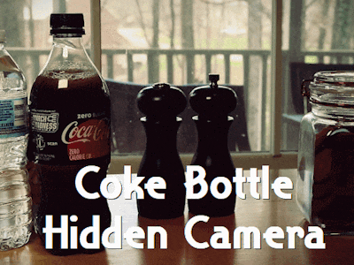 Secret Coke Bottle SPY CAM!